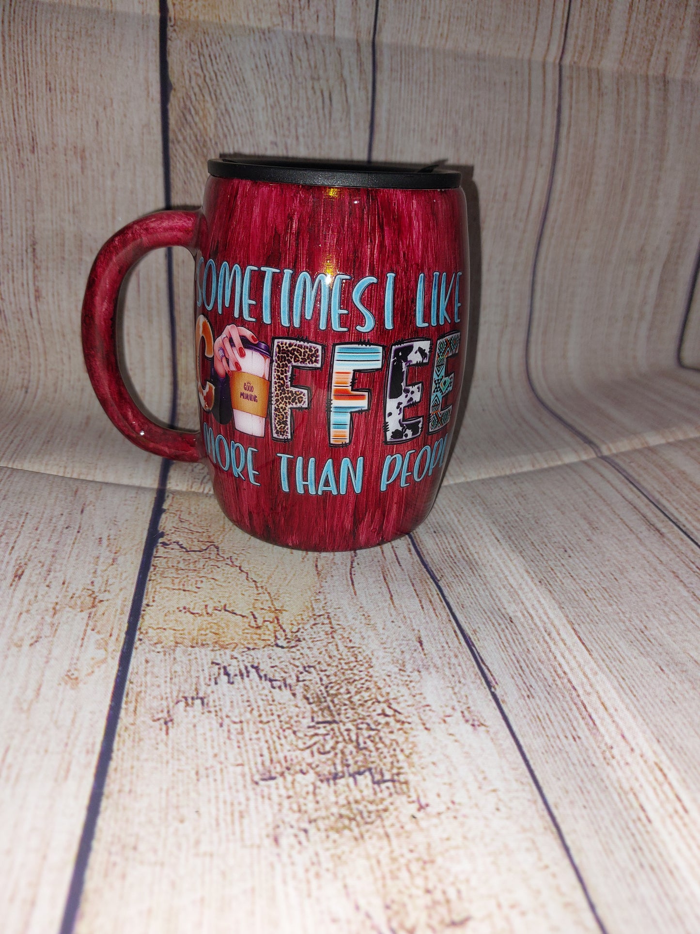Red Coffee Tumbler