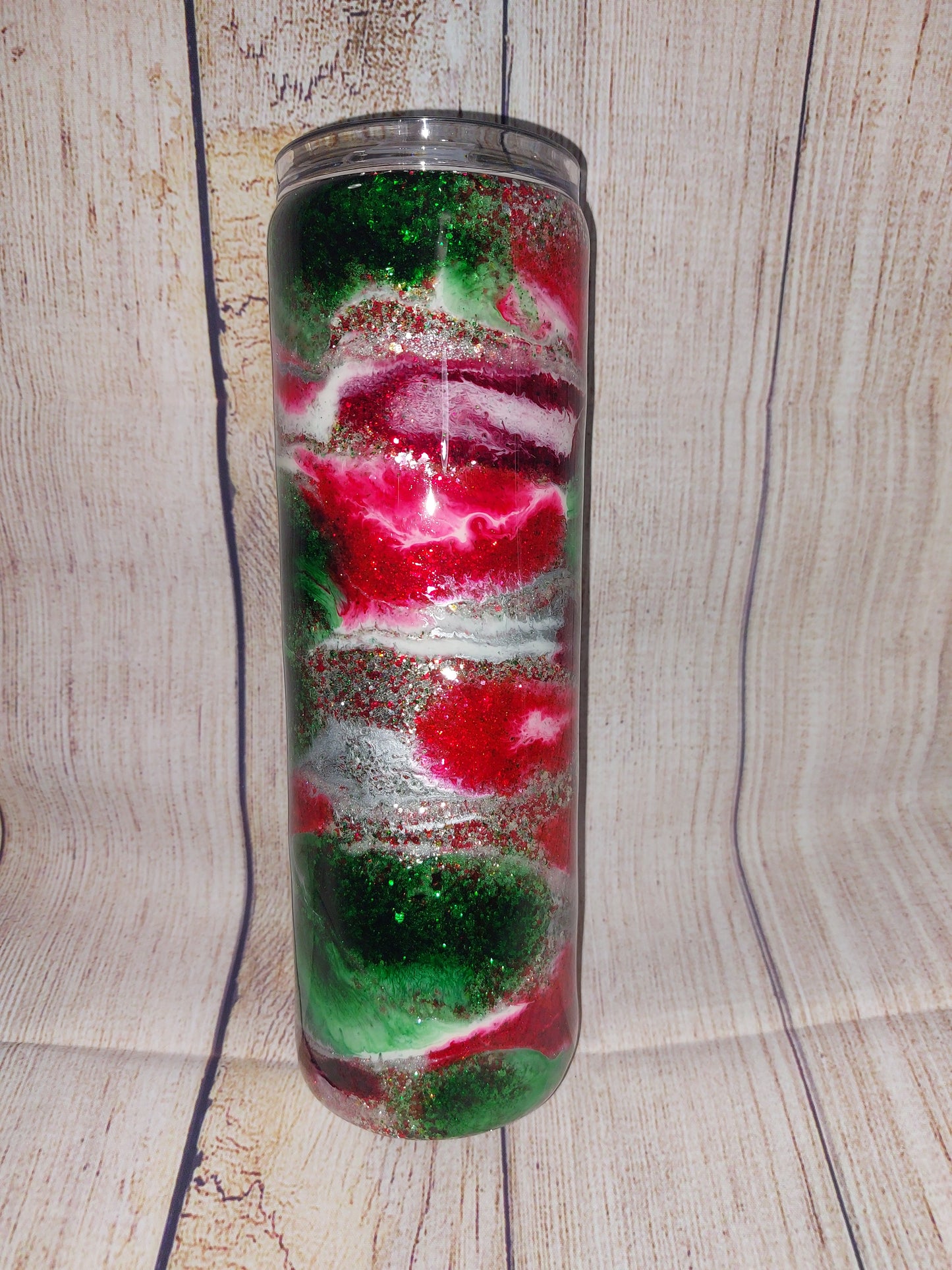 30oz Christmas ink swirl