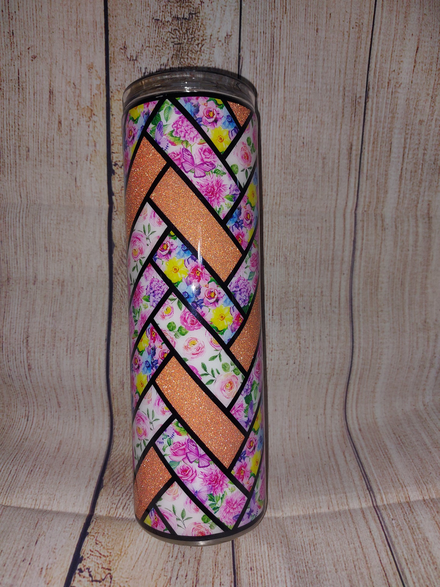30oz flower tumbler