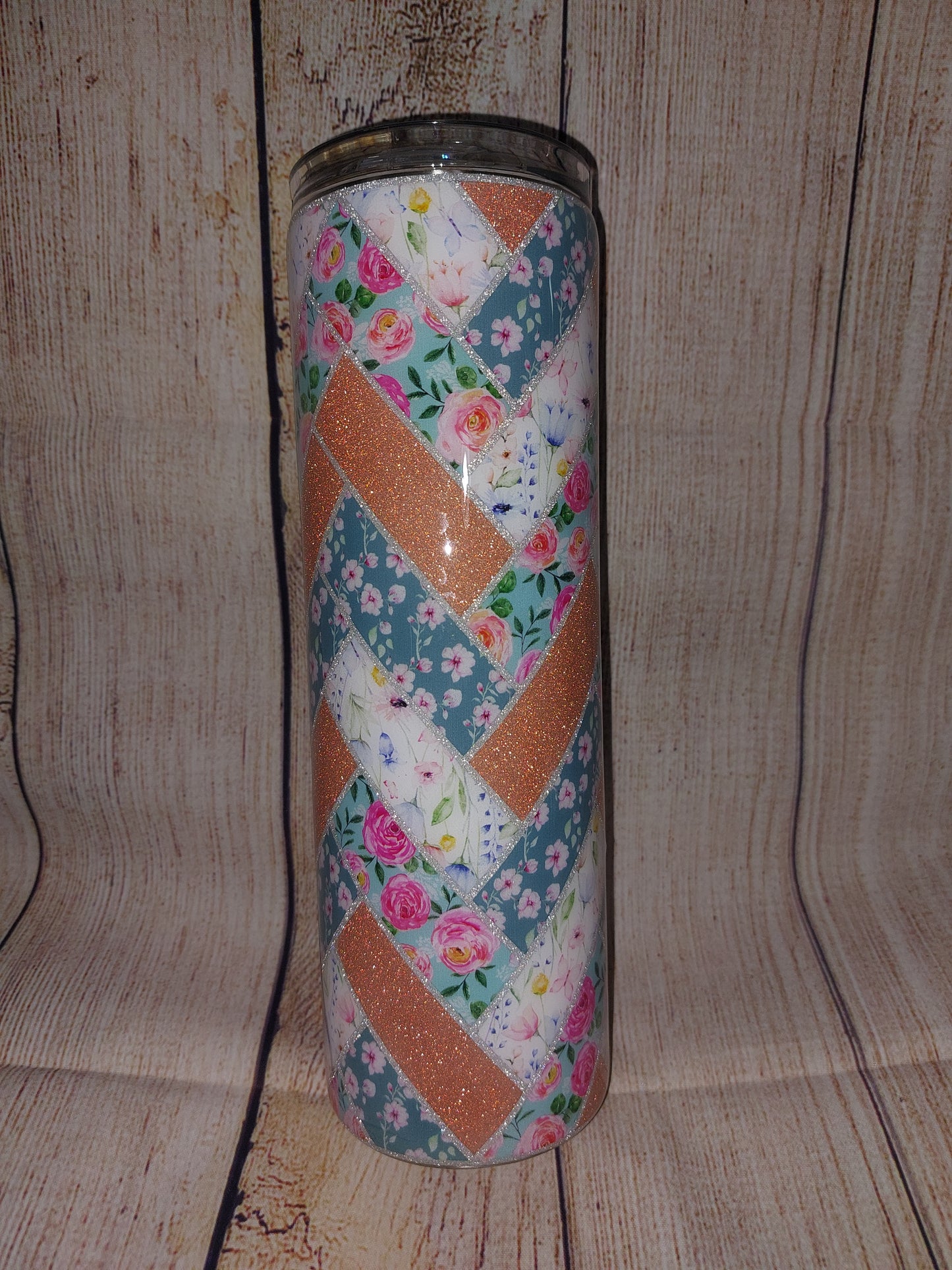30oz flower tumbler