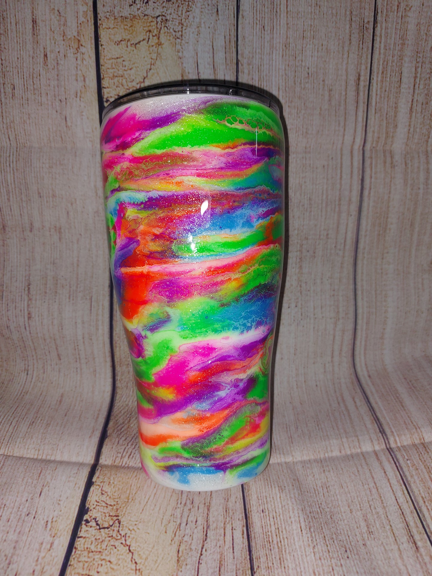 30oz modern neon swirl