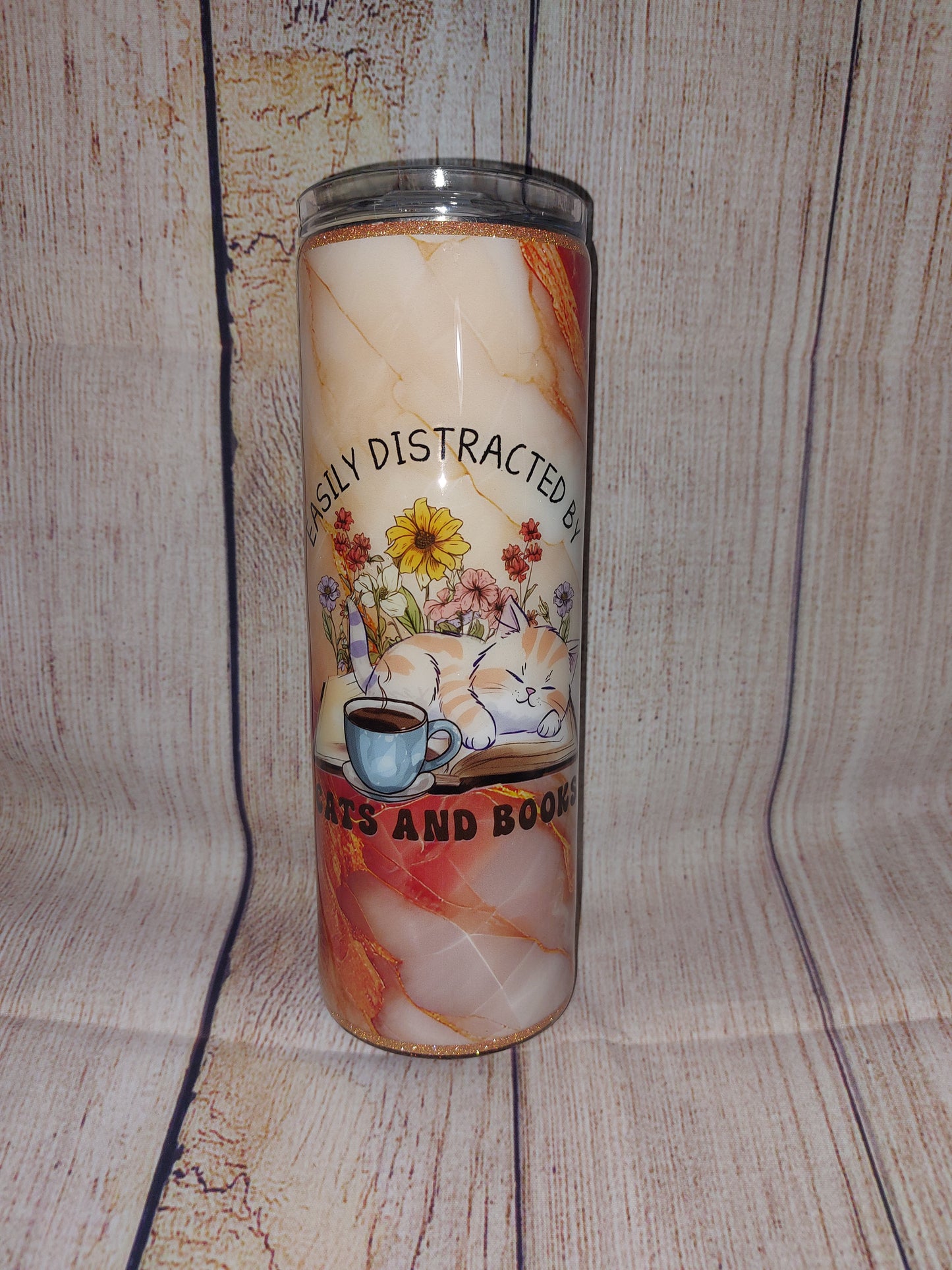 20oz cat tumbler