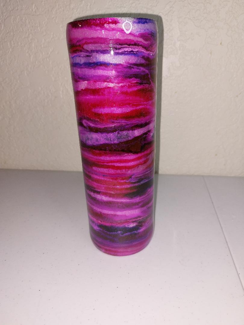 Pink 30oz stainless steel tumbler