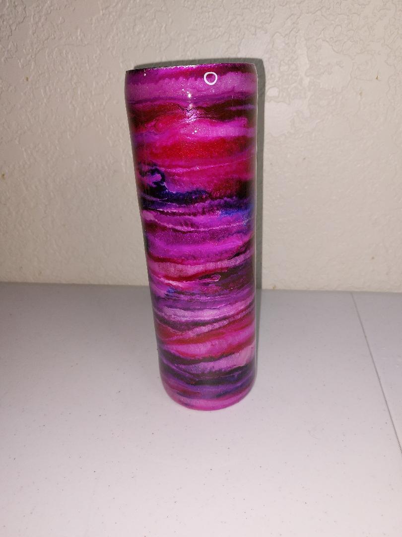 Pink 30oz stainless steel tumbler