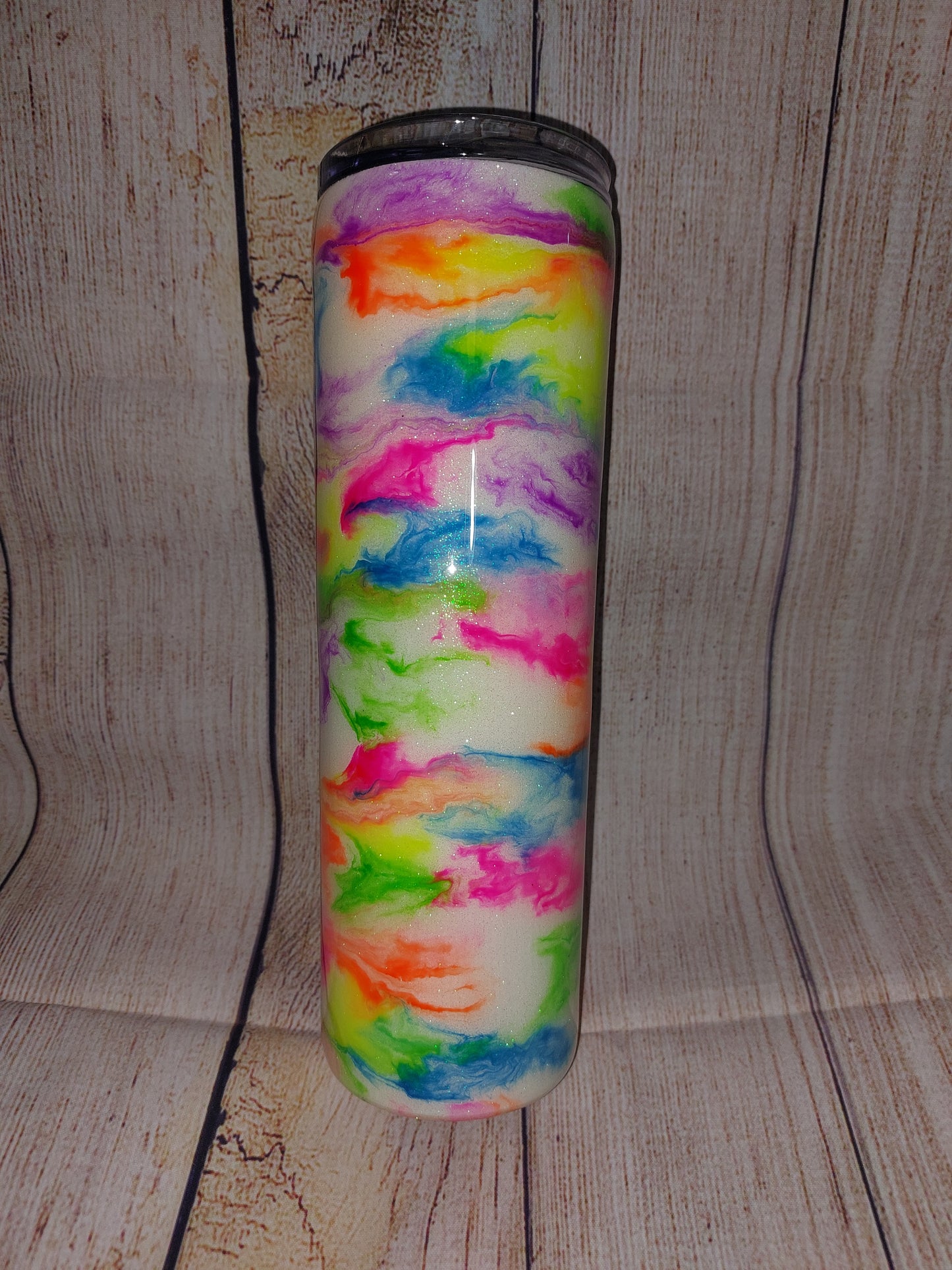 30oz neon flower