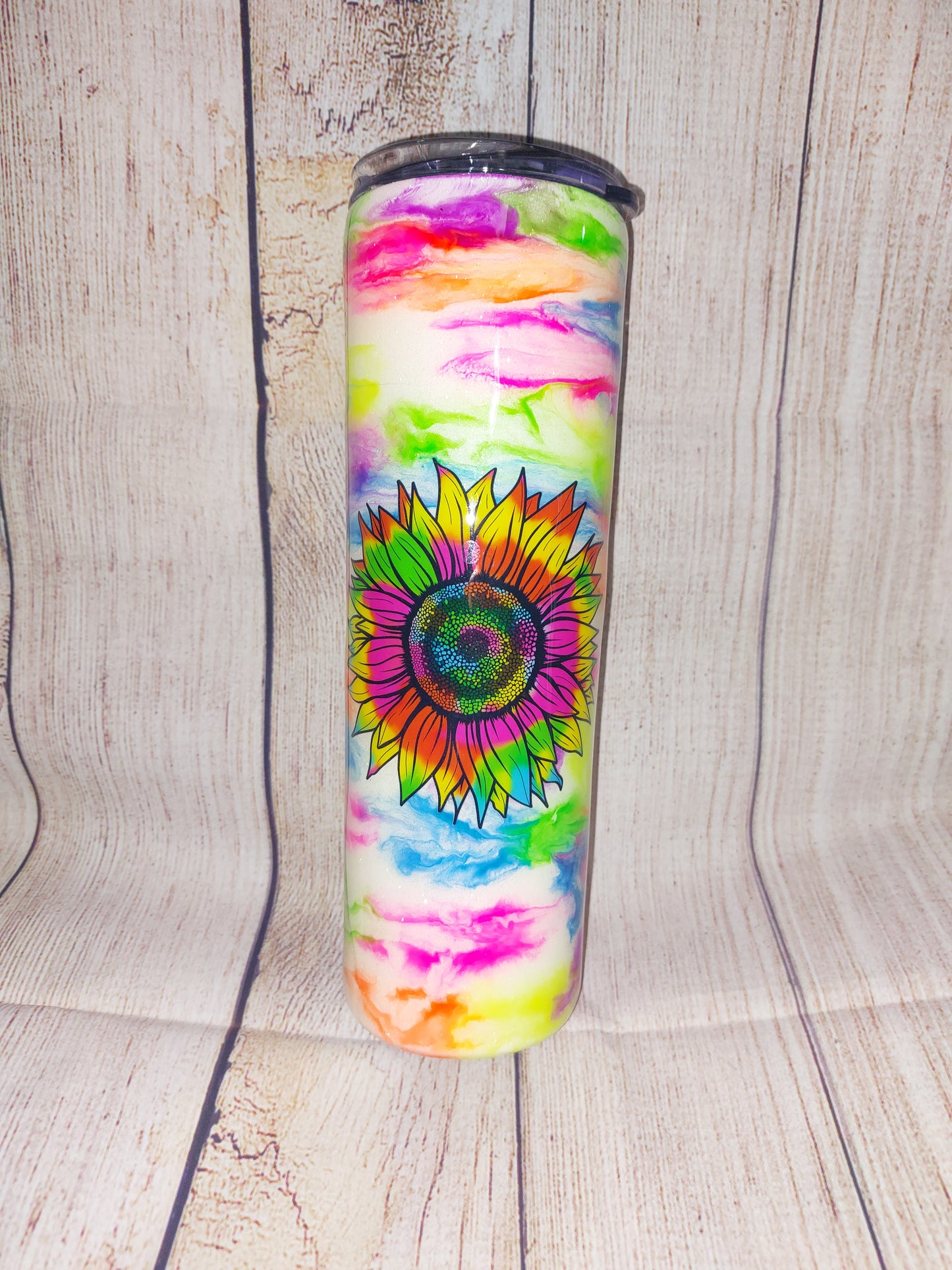 30oz neon flower